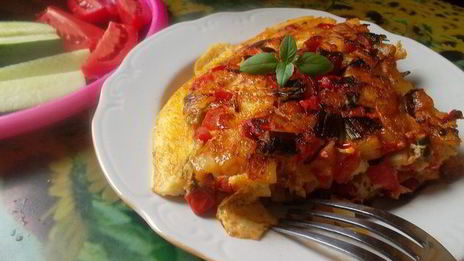 сытный омлет