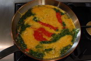 Трехцветный омлет