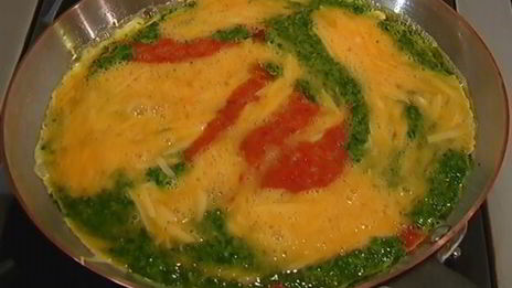 трехцветный омлет