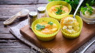 Воздушный омлет в духовке