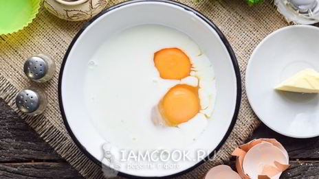 воздушный омлет в духовке