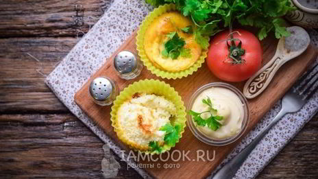 воздушный омлет в духовке