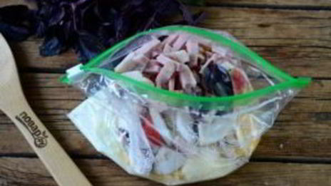 воздушный омлет в пакете