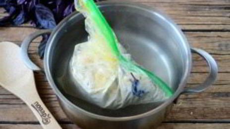 воздушный омлет в пакете