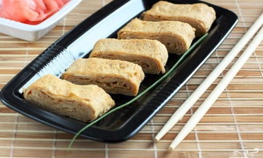 Рецепт японского омлета с соевым соусом