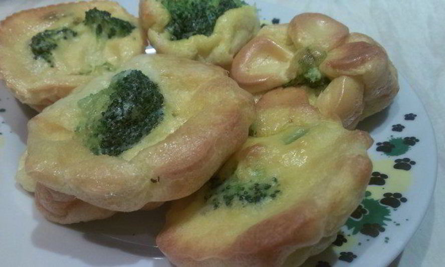 Рецепт запеченного омлета с брокколи