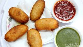 Оригинальная закуска из картофеля