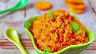 Пикантная закуска из тыквы и копченого тунца