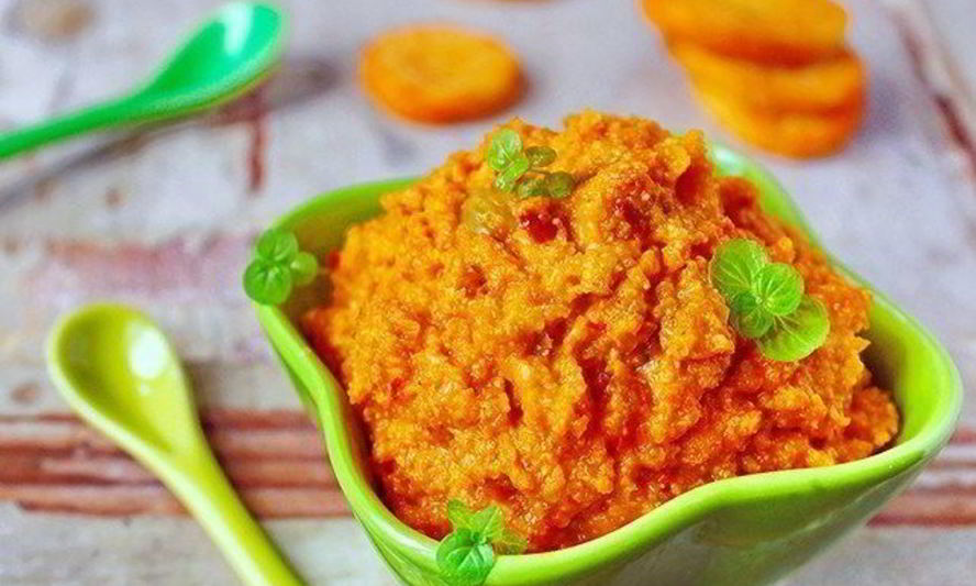 Рецепт пикантной закуски из тыквы и копченого тунца