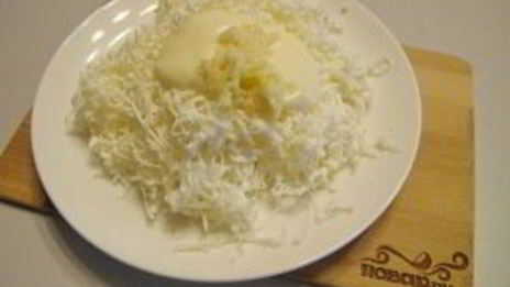 плавленый сыр с чесноком мандаринки