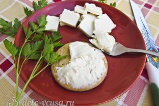 Плавленый сыр с ветчиной