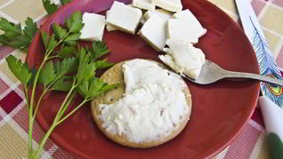 Плавленый сыр с ветчиной