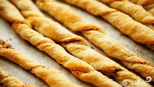 Пряные сырные палочки