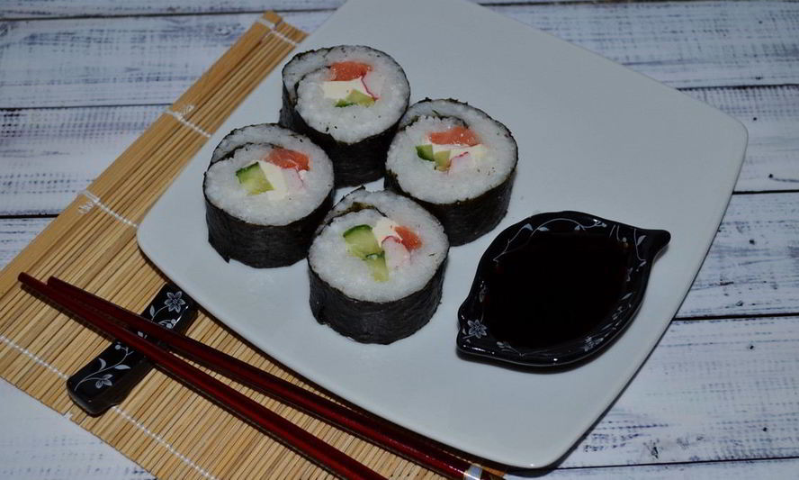 Рецепт роллов с семгой