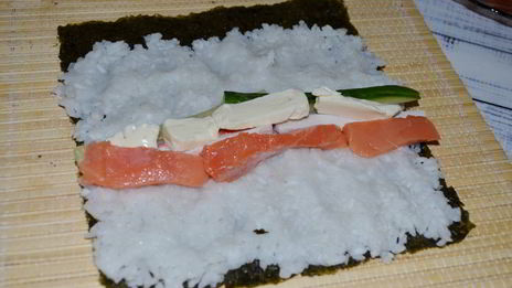 роллы с семгой