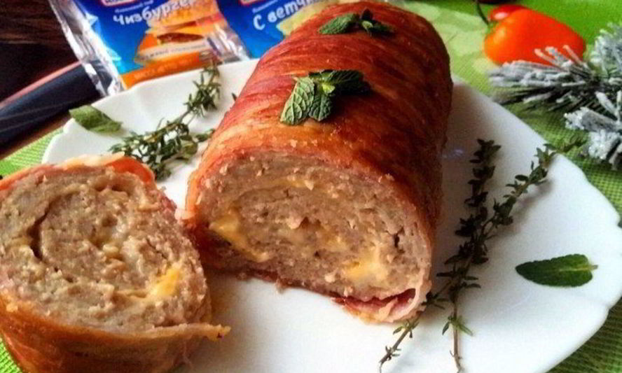 Рецепт ароматного мясного рулета