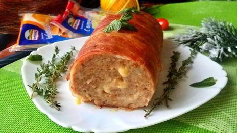ароматный мясной рулет