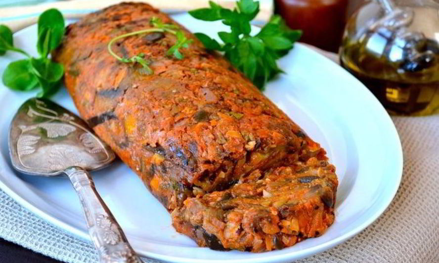 Рецепт баклажанного рулета