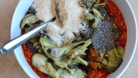 баклажанный рулет