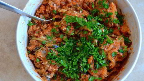 баклажанный рулет