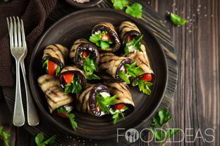 Баклажаны по-грузински рулетиками