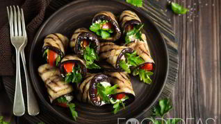 Баклажаны по-грузински рулетиками