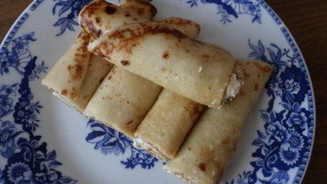 блинный рулетик для любимого