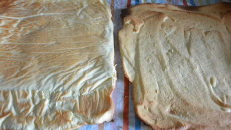 двойной бисквитный рулет с джемом