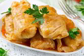 Капустные рулетики с мясом баранины