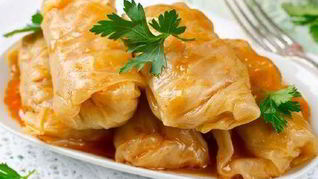 Капустные рулетики с мясом баранины