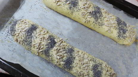 картофельный рулет с вешенками