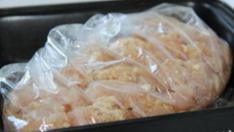 куриный рулет мраморный