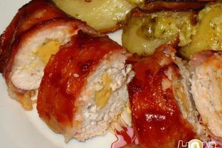 Куриный рулет с сыром