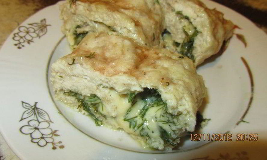 Рецепт куриного рулета
