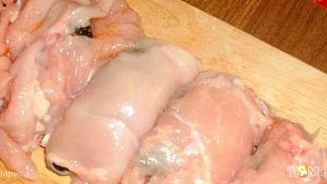 куриные рулетики с черносливом