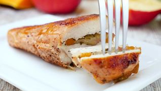 Куриные рулетики с тыквой