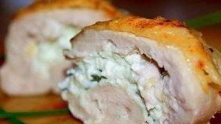 Куриные рулеты с сыром фета