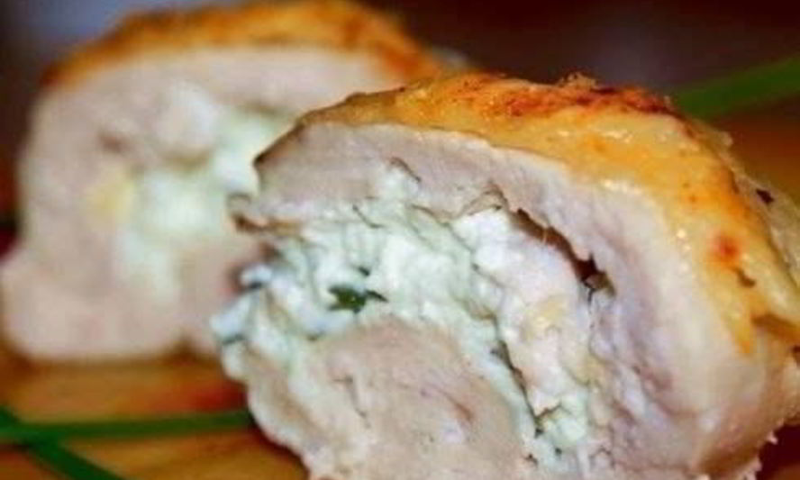 Рецепт куриных рулетов с сыром фета