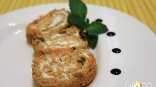 Морковный рулет