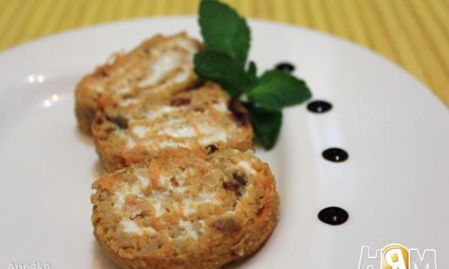 Рецепт морковного рулета