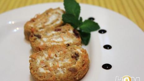 морковный рулет