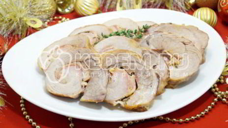мясной рулет с беконом