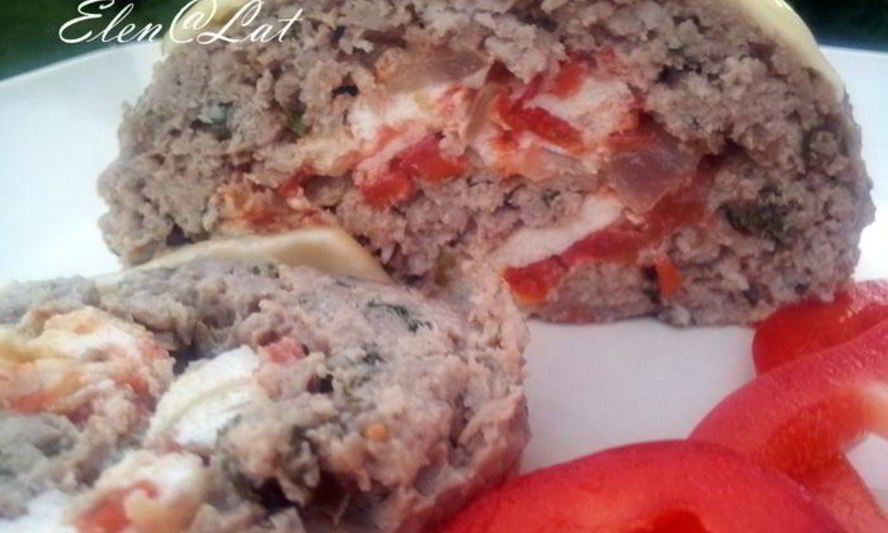 Рецепт мясного рулета с нежной начинкой