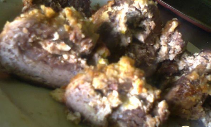 Рецепт мясного рулета со сметаной