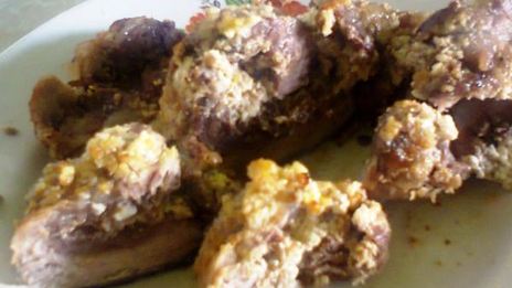 мясной рулет со сметаной