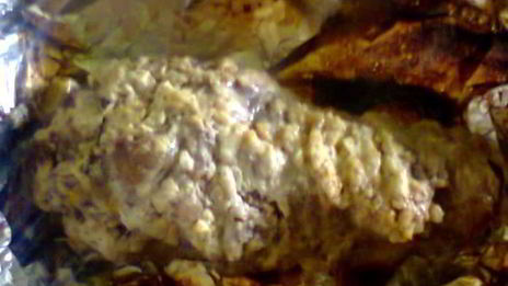 мясной рулет со сметаной