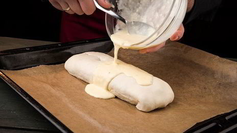 мясной рулет в тесте рождественский