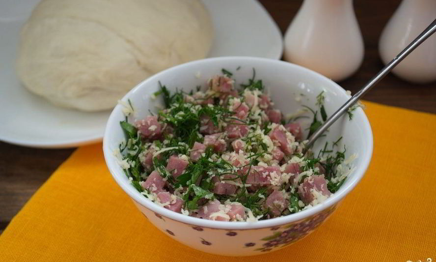 Рецепт начинки для рулета из ветчины