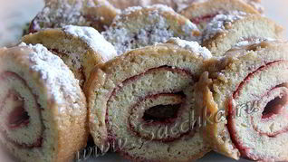 Рулет бисквитный