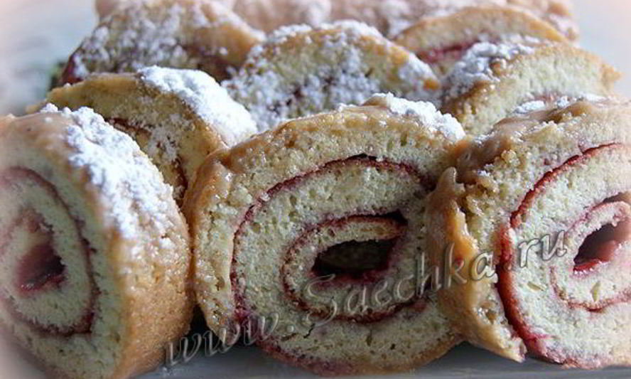 Рецепт рулета бисквитного
